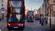 Transport for London buses operating with passengers