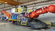 Sandvik TM720 impact crusher being fitted with an ardent system