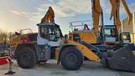 Liebherr 550 wheel loader with an ardent system