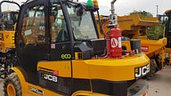JCB 35d forklift truck with an ardent tank