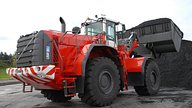 Volvo L350F with Ardent Ansul fire suppression system at a port company