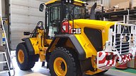 JCB with Ardent tank in PD Port workshop